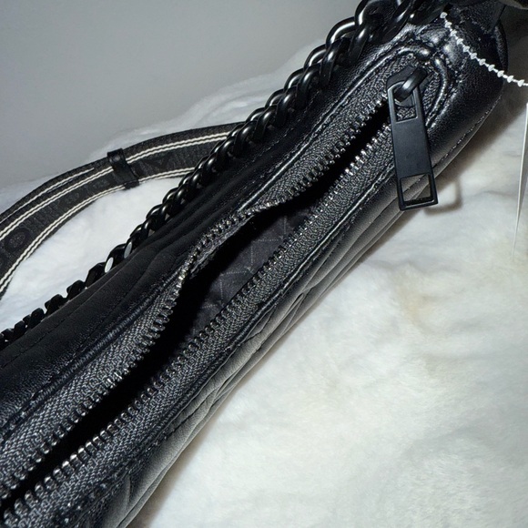 Aldo Black Croossbody Purse Shoulder New Quilted Zipped Viral Handbag - Picture 12 of 16